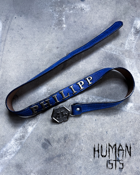 BLUE EMBELLISHED BELT