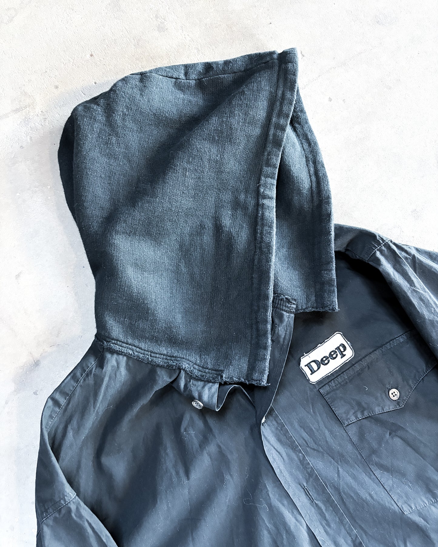 A/W02 ‘VIRGINIA CREEPER’ DEEP HOODED WORKER SHIRT