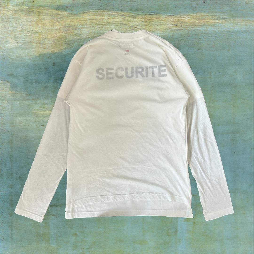 VETEMENTS SS17 SECURITE DOUBLE LAYER