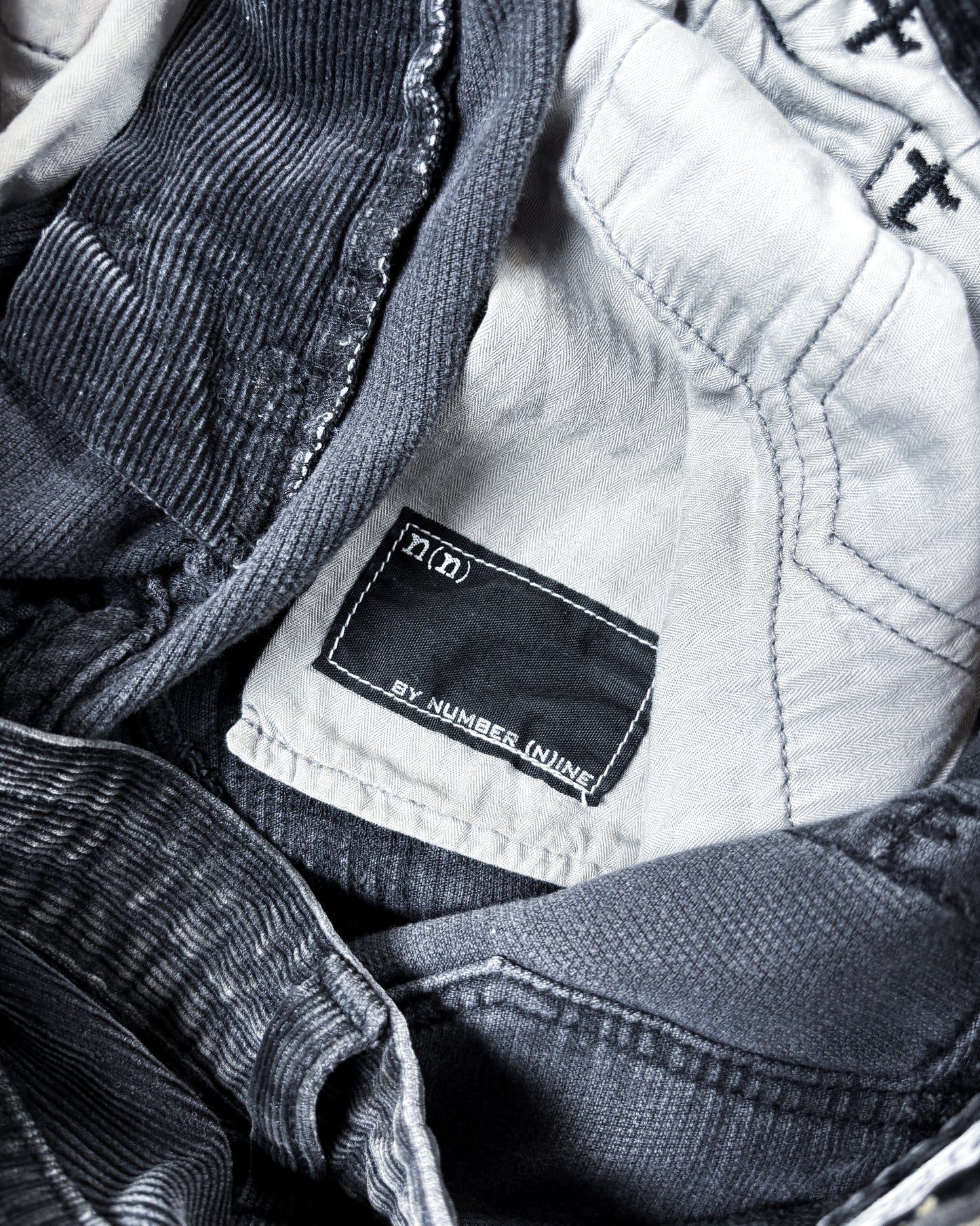 CORDUROY BULLET HOLE REPAIR DENIM