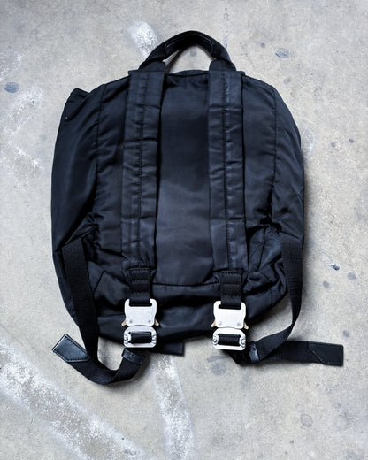 BLACK TANK BUCKLE BACKPACK