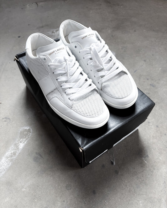 S/S15 PERFORATED WHITE SL/10 LOW TOPS