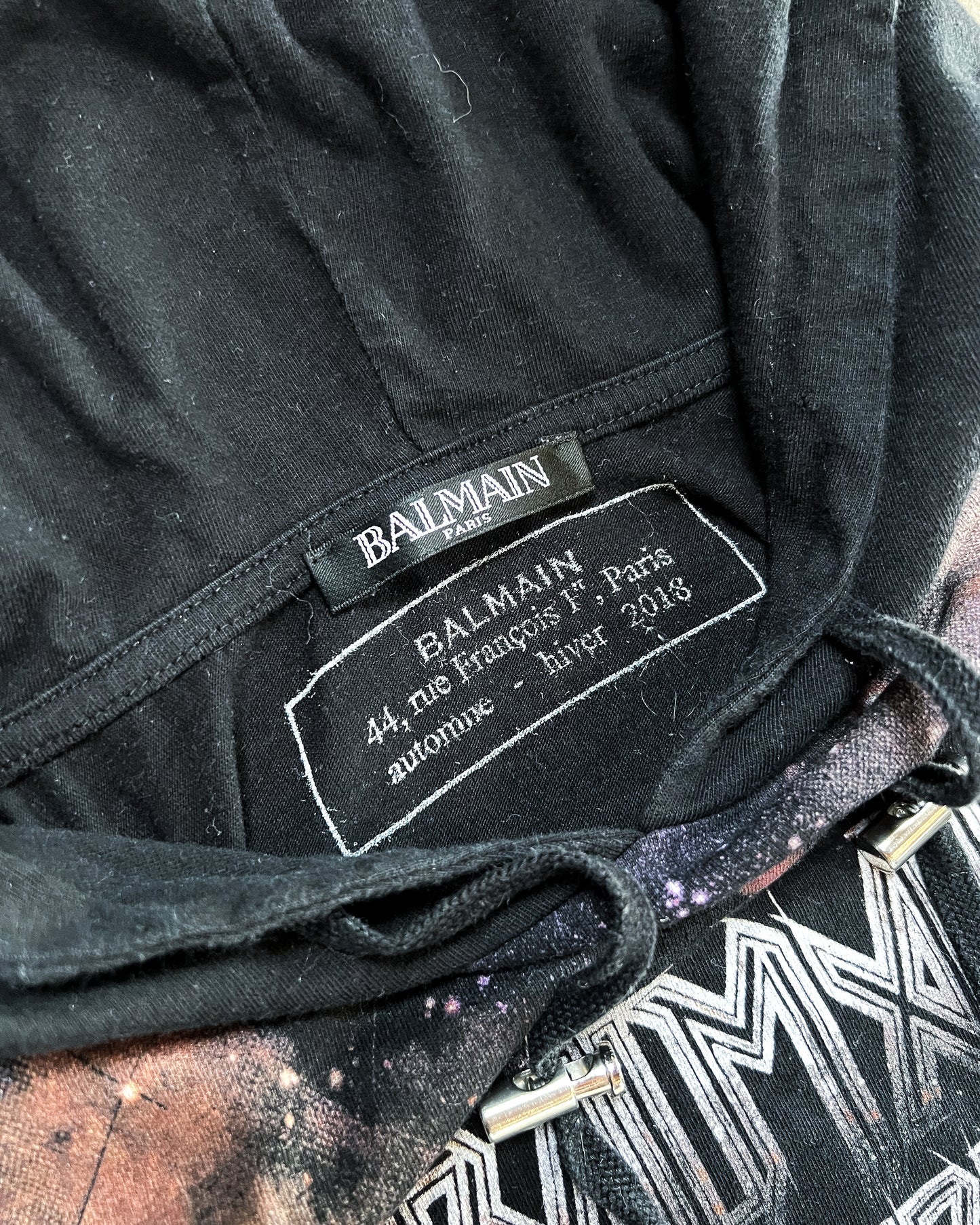A/W18 DISTRESSED GALAXY HOODIE