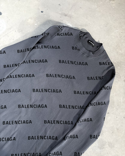 F/W18 LOGO RIBBED SWEATER