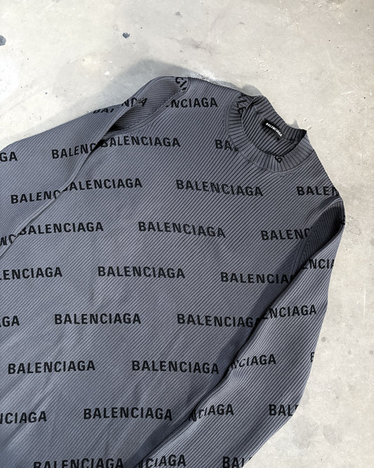 F/W18 LOGO RIBBED SWEATER