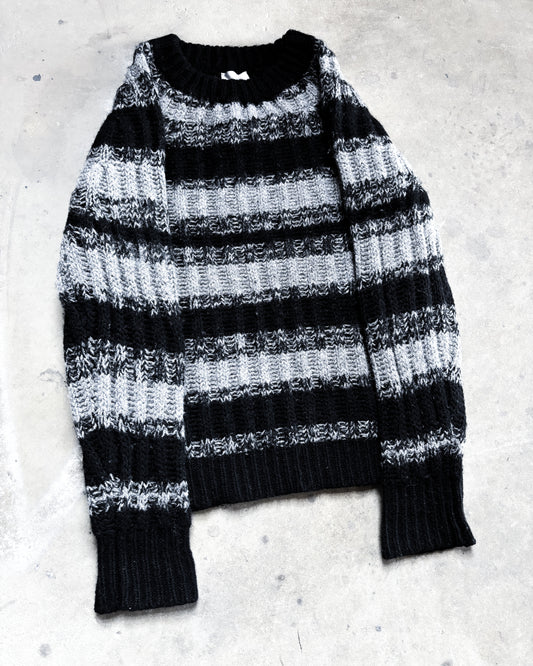 A/W06 “THESE GRAY DAYS” STRIPED WOOL KNIT