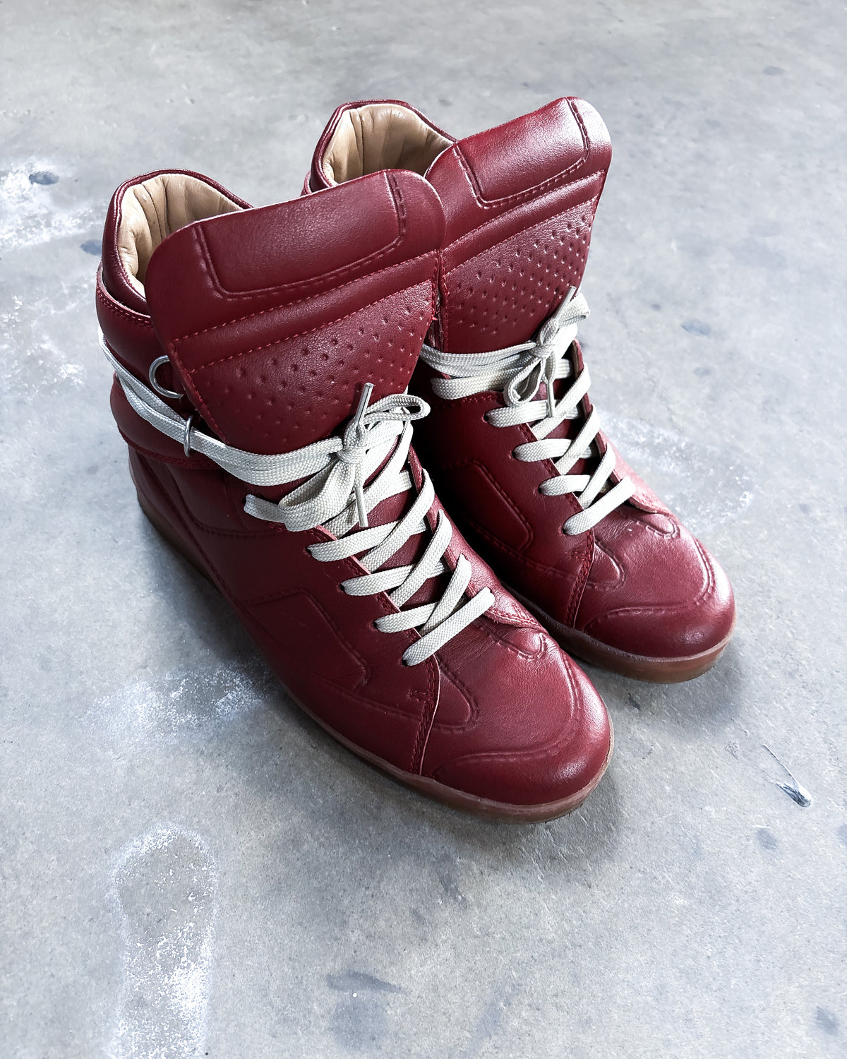 F/W12 H&M RED PANEL HIGH TOPS
