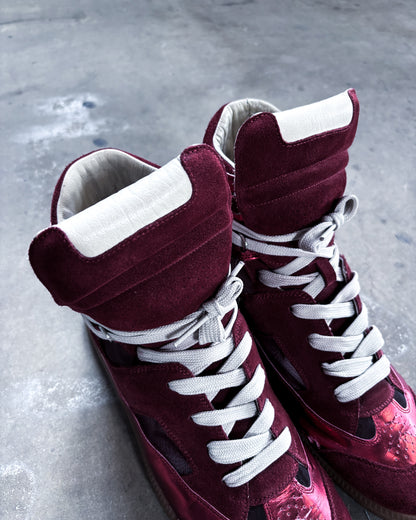 S/S15 METALLIC CUTOUT HIGH TOPS