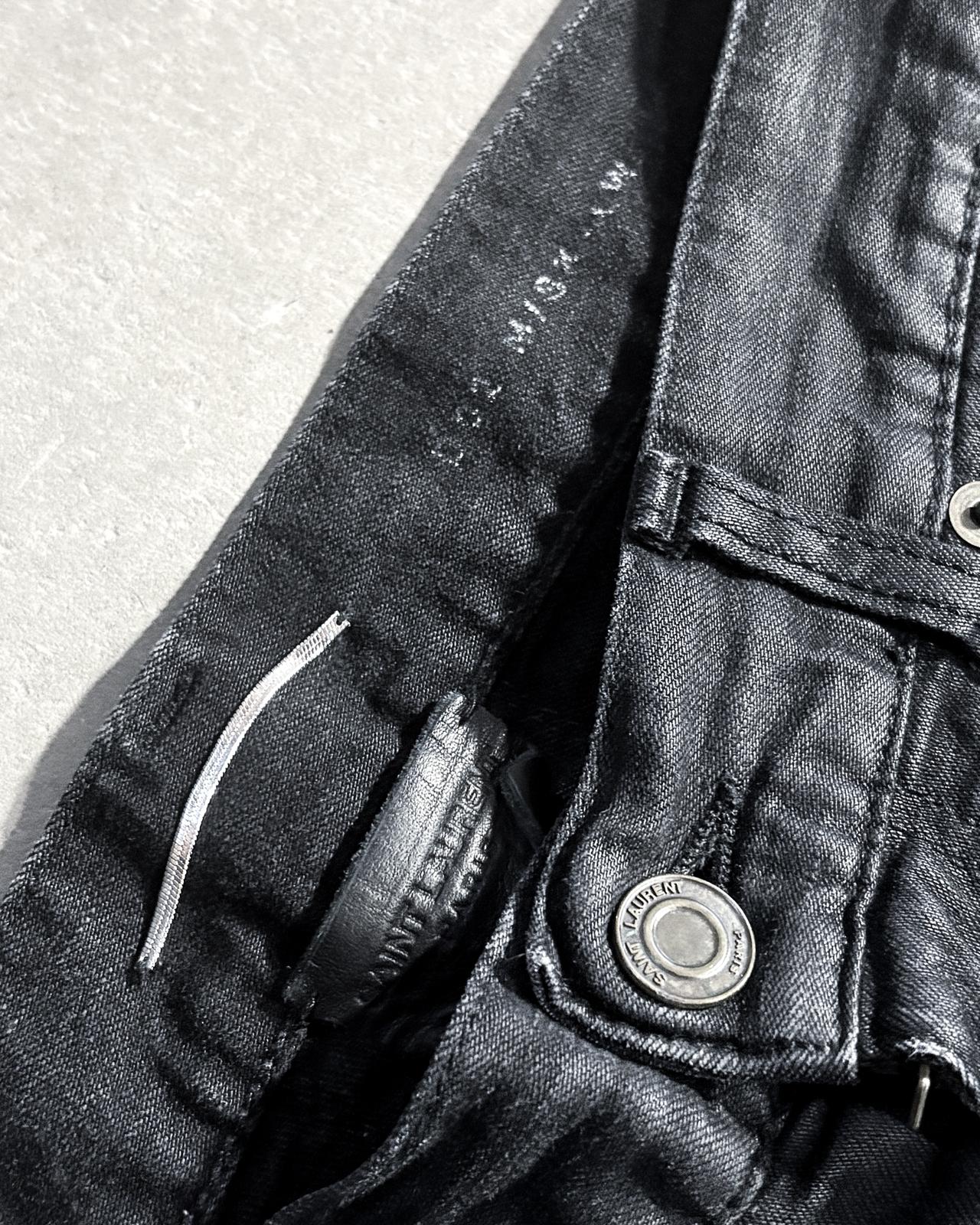 A/W12 WAXED SLIM DENIM
