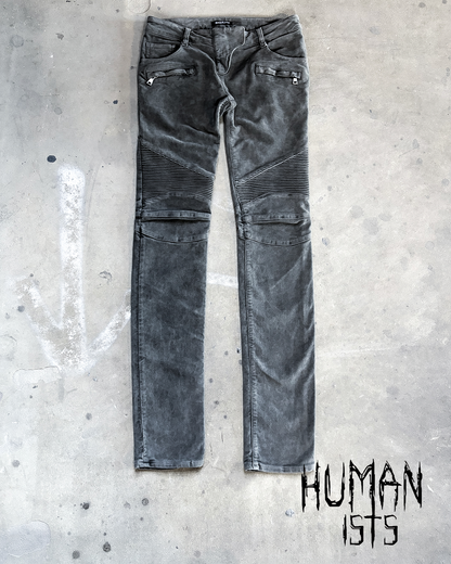 GREY MOLESKIN BIKERS BY DECARNIN