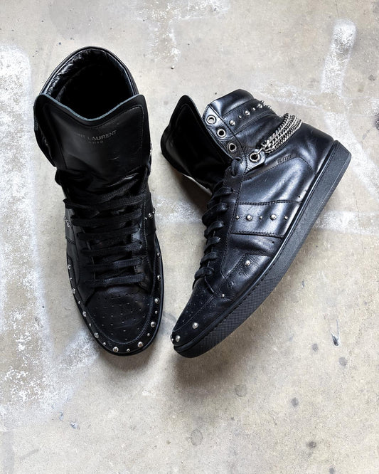 SL/22H CHAIN STUDDED HIGH TOP