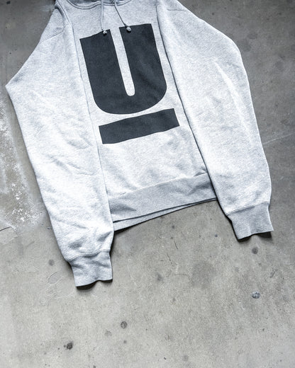 GREY ‘U’ HOODIE