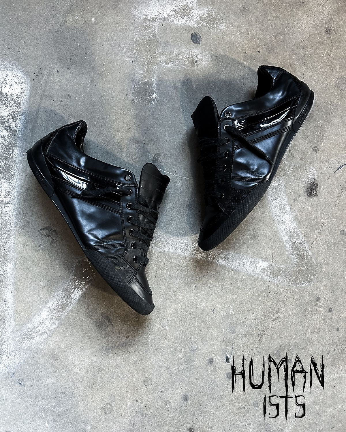 S/S09 LEATHER STRIP SNEAKERS