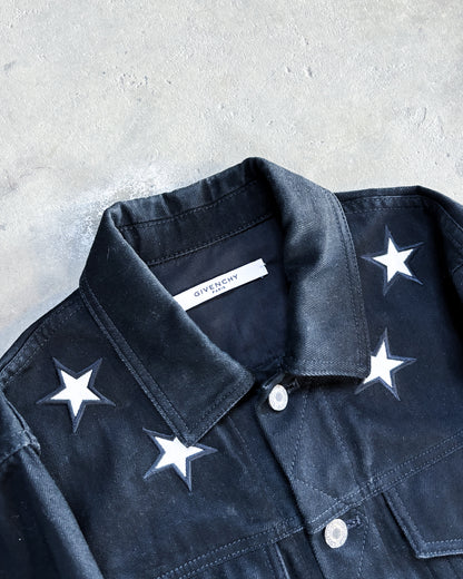 BLACK STAR DENIM JACKET