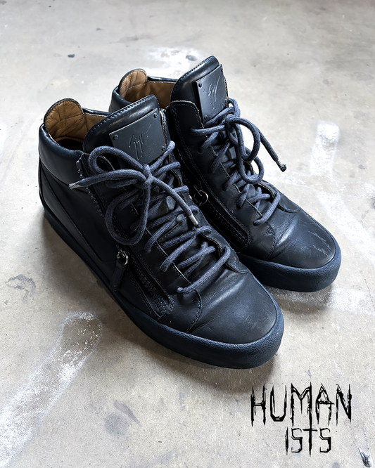 BLACK KRISS HIGH TOP SNEAKERS