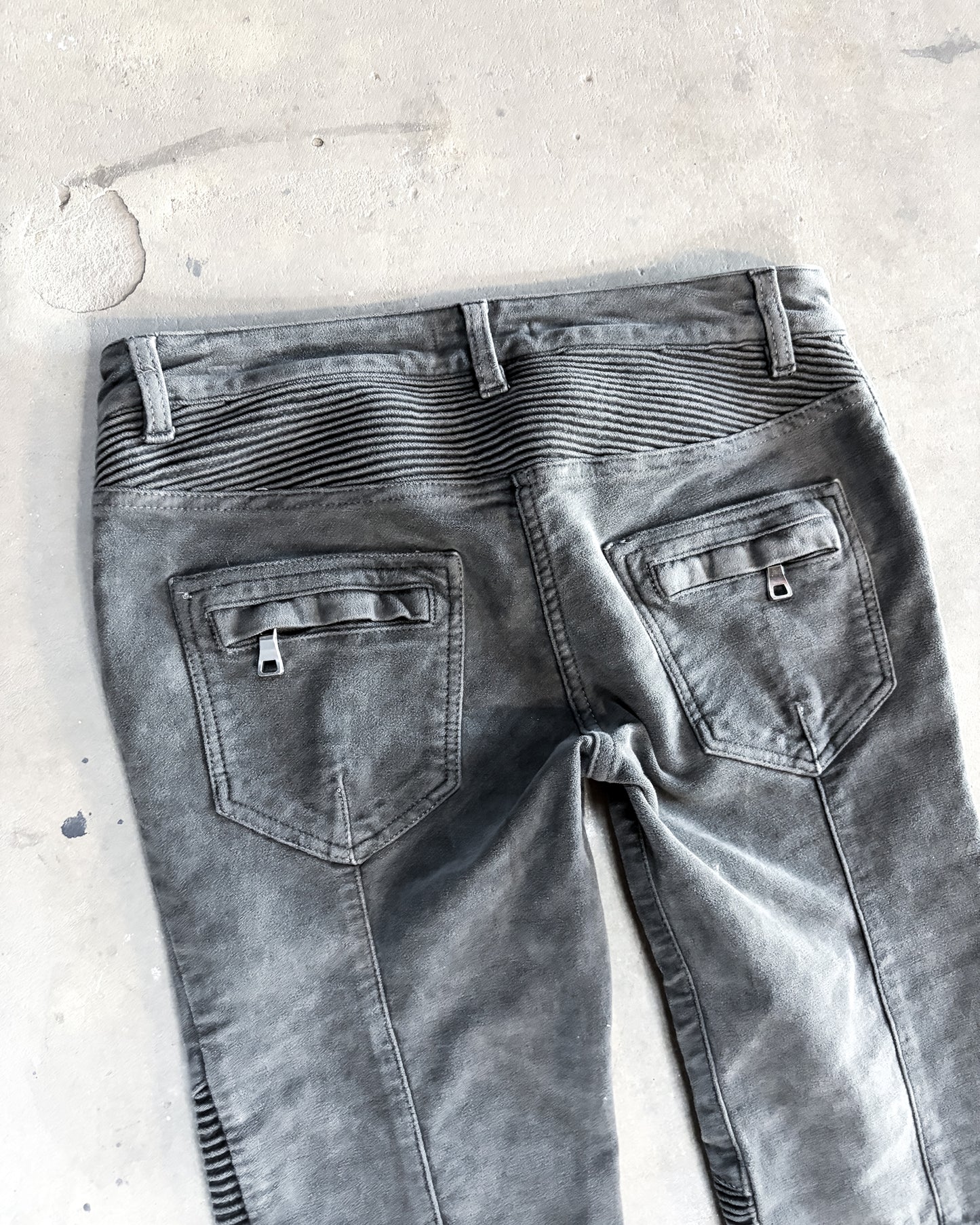 GREY MOLESKIN BIKERS BY DECARNIN