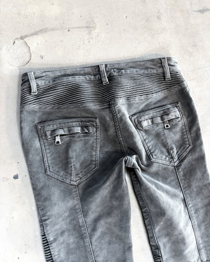 GREY MOLESKIN BIKERS BY DECARNIN