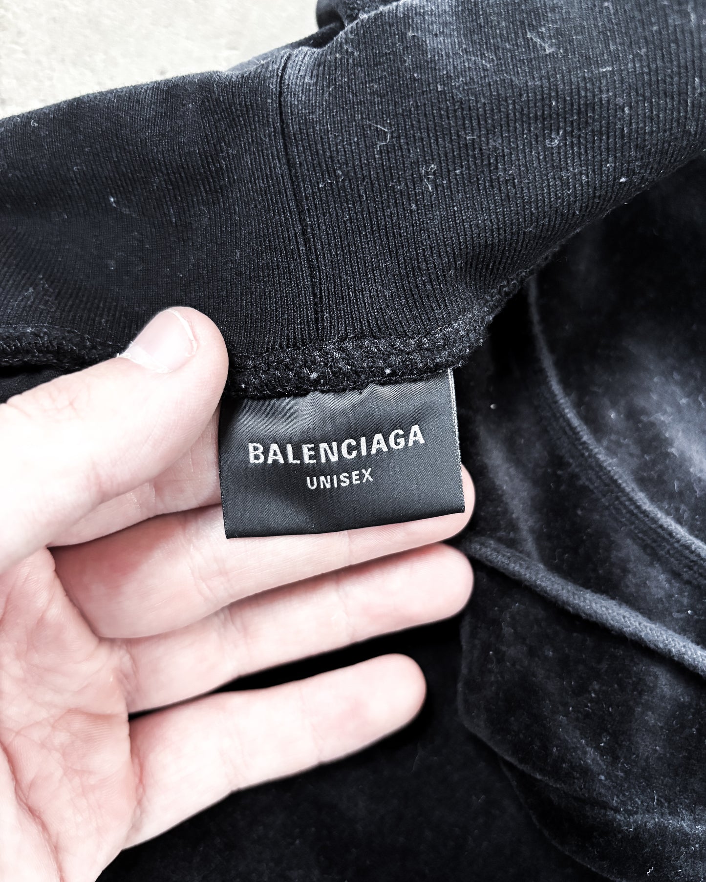 F/W23 VELVET FLARED SWEATPANTS