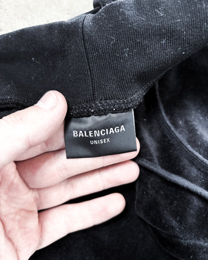 F/W23 VELVET FLARED SWEATPANTS