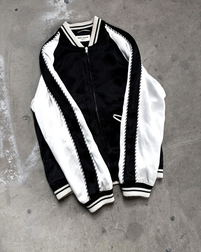 S/S14 BLOODLUSTER SATIN BOMBER JACKET