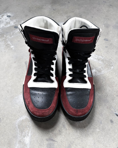 BLACK/RED MIAMI HIGH TOPS