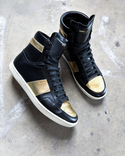 GOLD HIGH TOP SL10H SNEAKERS