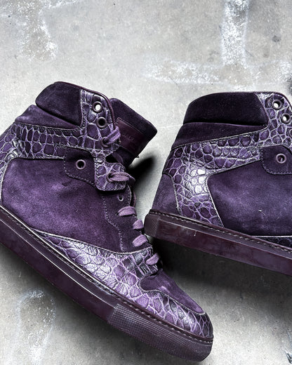 PURPLE CROC HIGH TOPS