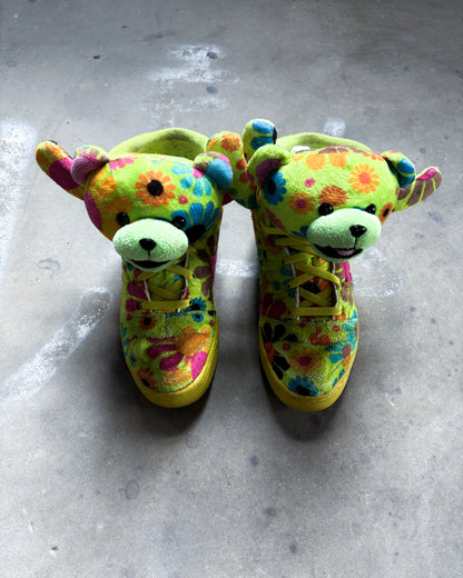 F/W12 JS BEAR ‘FLOWER POWER’ HIGH TOPS