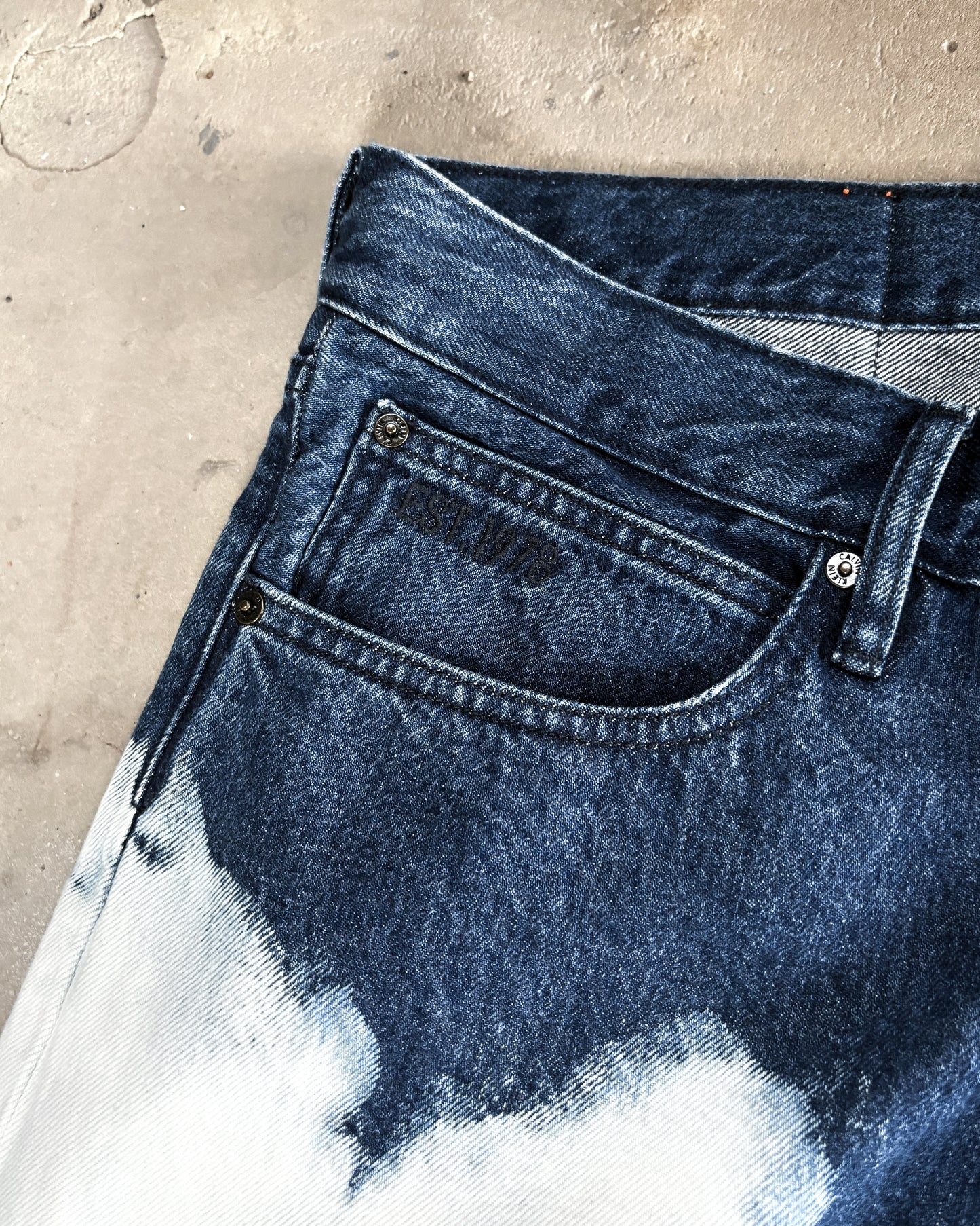 205W39NYC BLEACHED DENIM