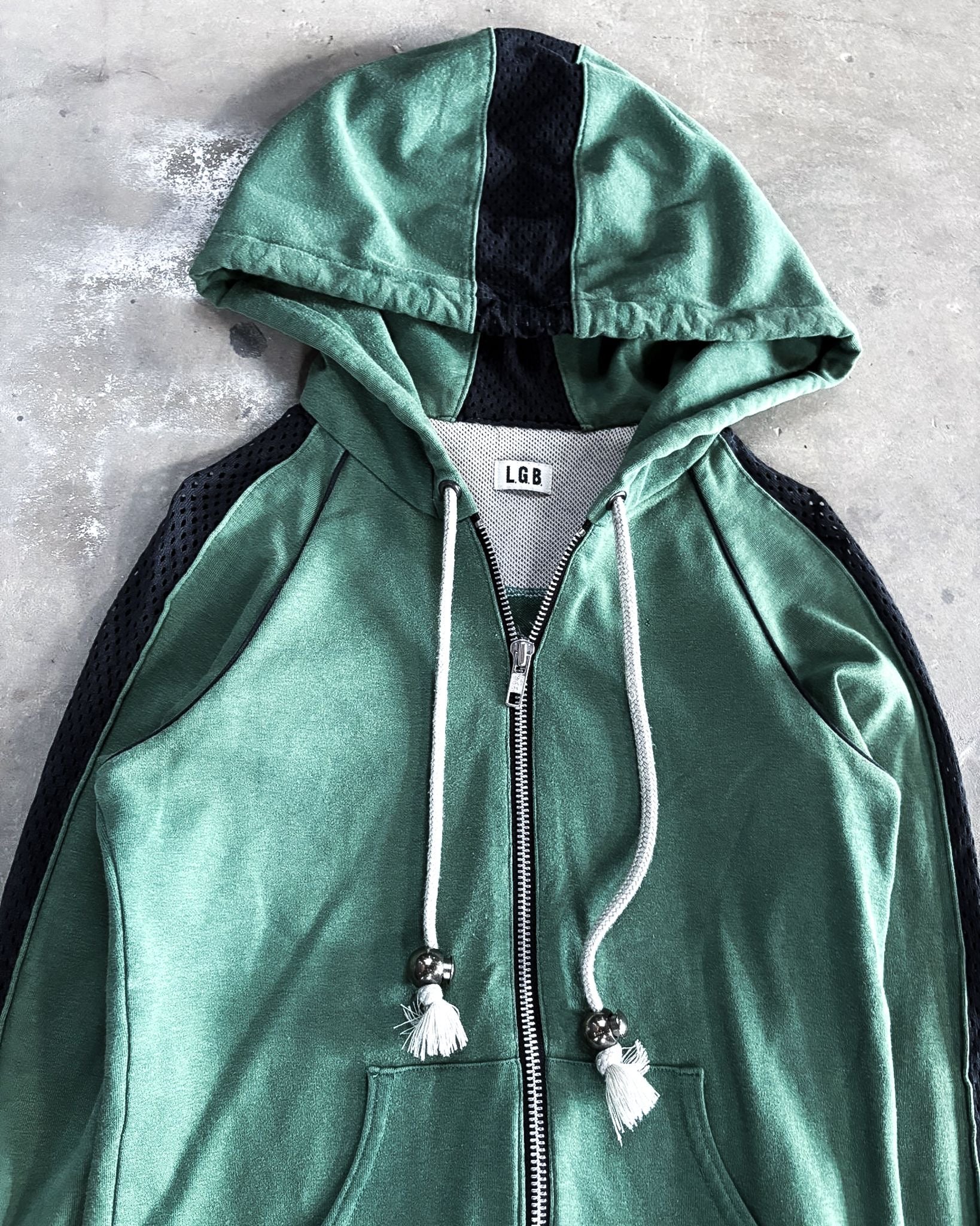 LGB Green Boxer Zip Up Hoodie – HMNSTS LTD