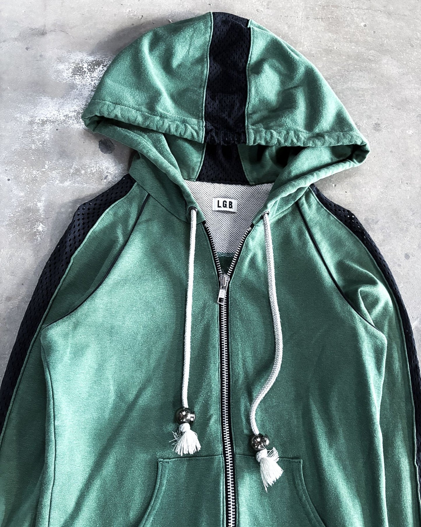 LGB Green Boxer Zip Up Hoodie