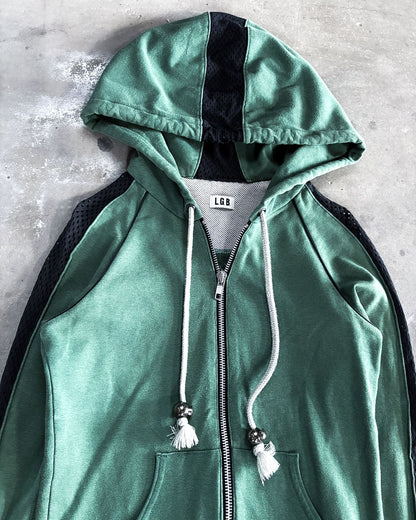 LGB Green Boxer Zip Up Hoodie