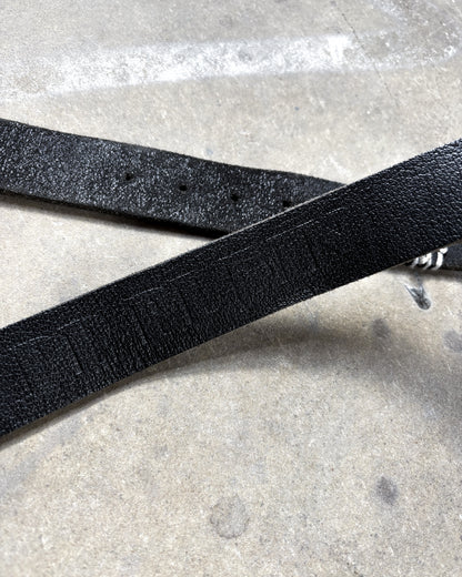 METAL CROSS EMBELLISHED BELT