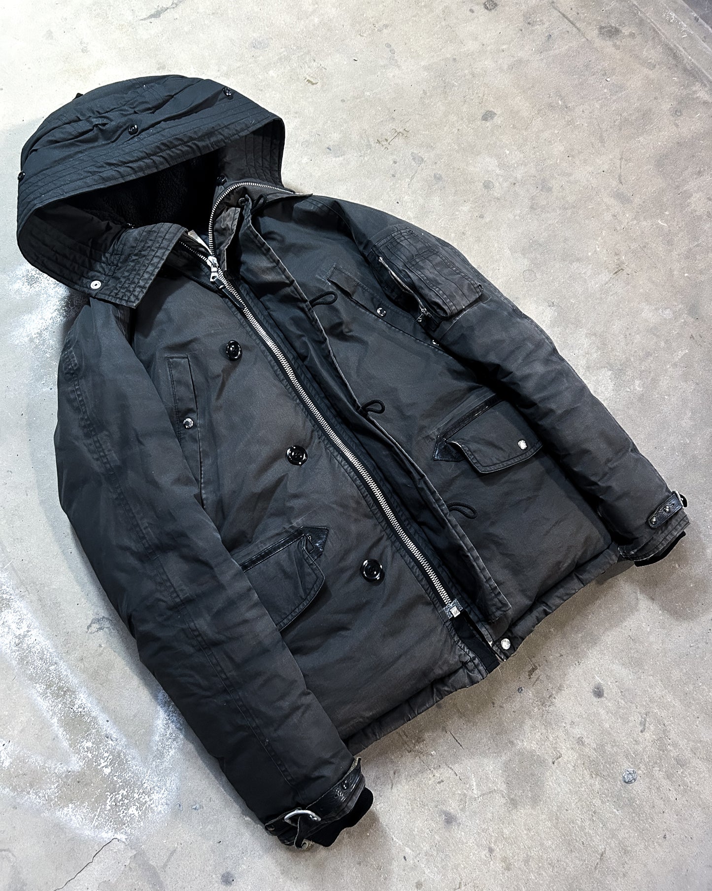 A/W15 UNEVEN DYE VALDEZ PARKA