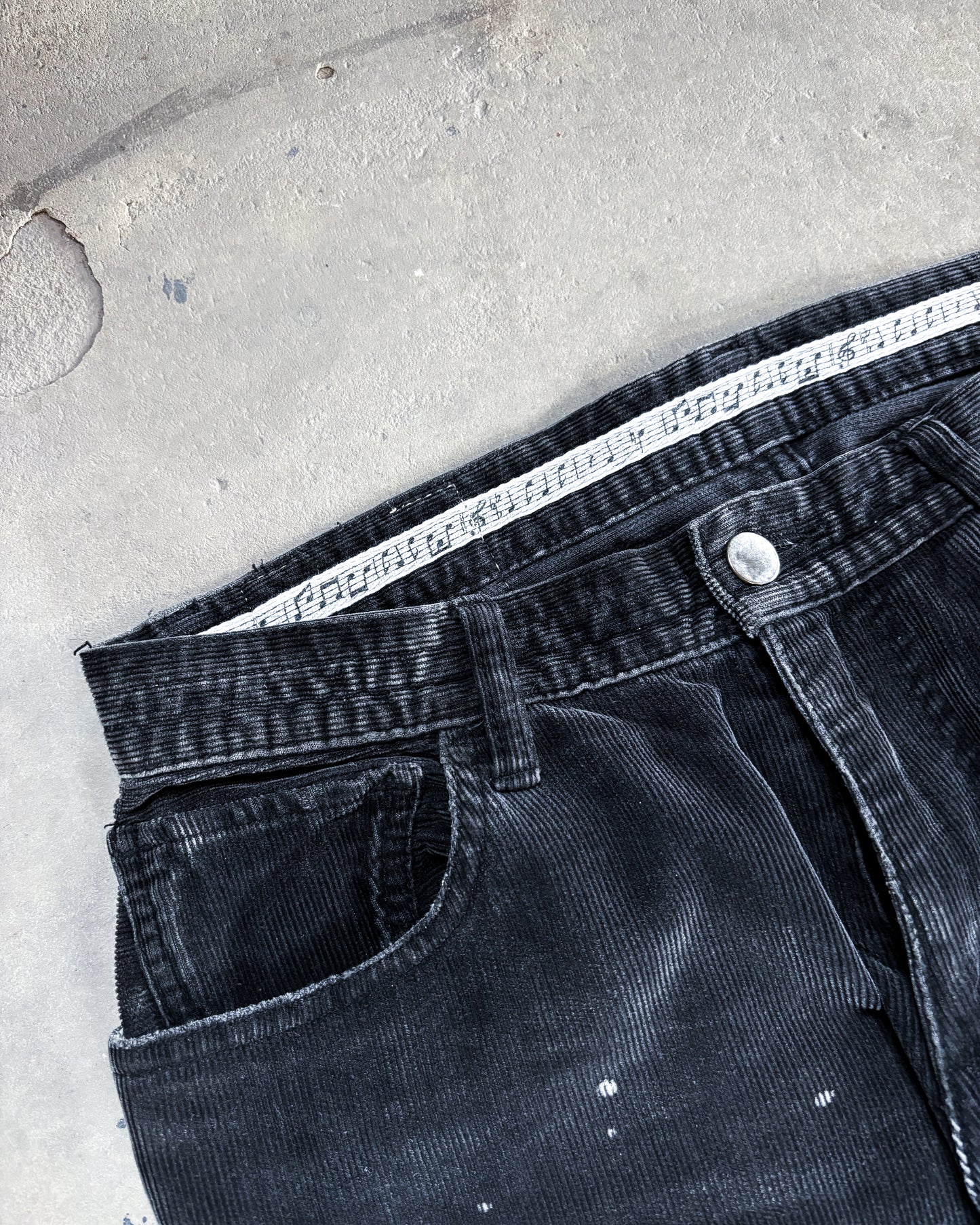 CORDUROY BULLET HOLE REPAIR DENIM