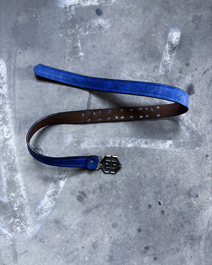 BLUE EMBELLISHED BELT