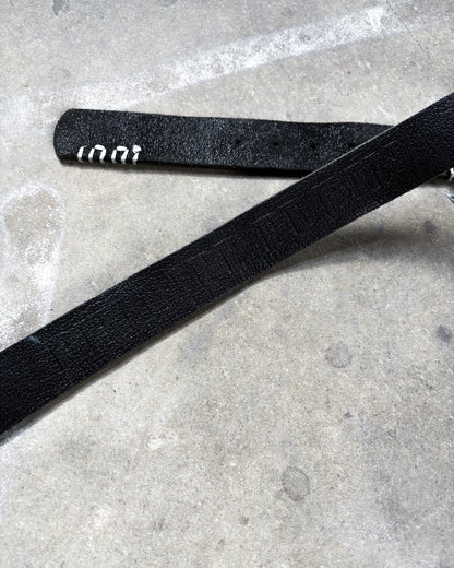 METAL CROSS EMBELLISHED BELT