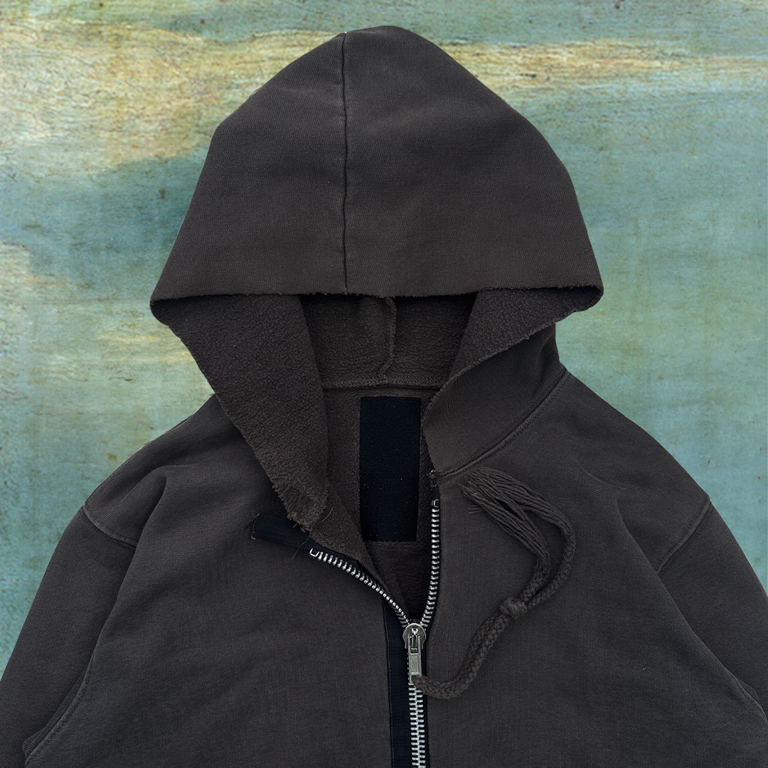 SLAB ZIP UP HOODIE