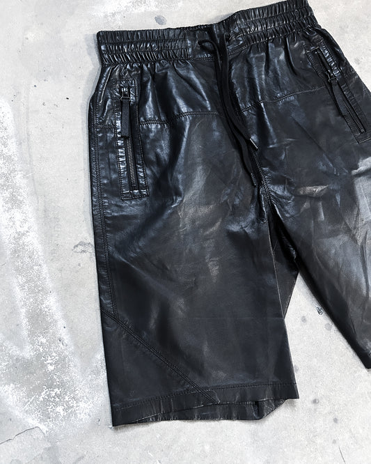 LAMB LEATHER SHORTS