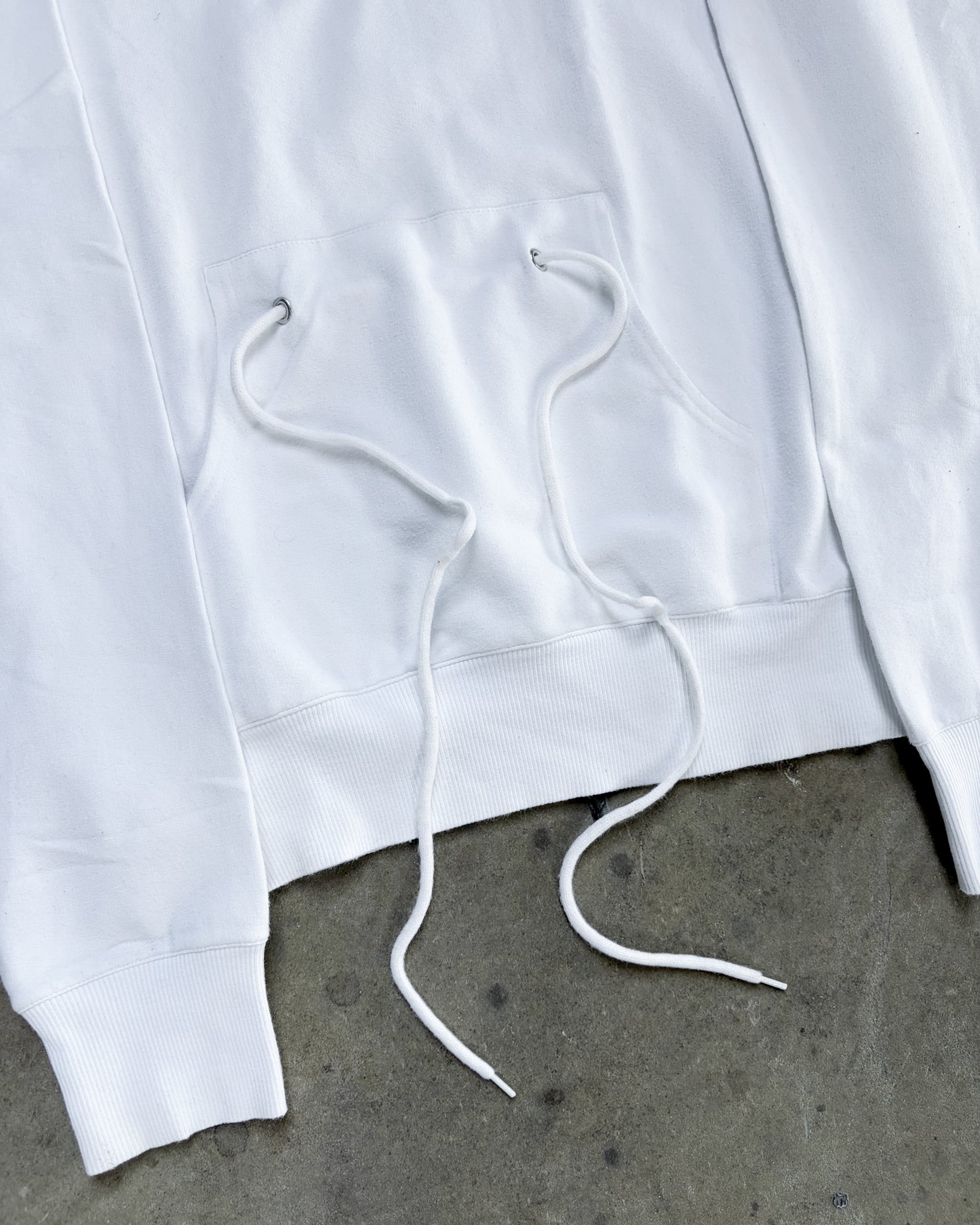 A/W06 “THESE GREY DAYS” WHITE EYELET HOODIE