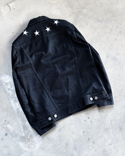 BLACK STAR DENIM JACKET