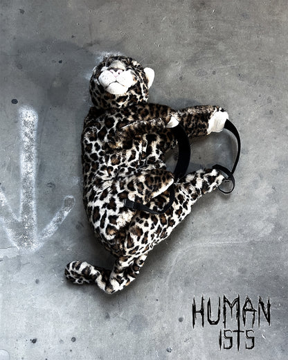 F/W17 LEOPARD PLUSH BACKPACK