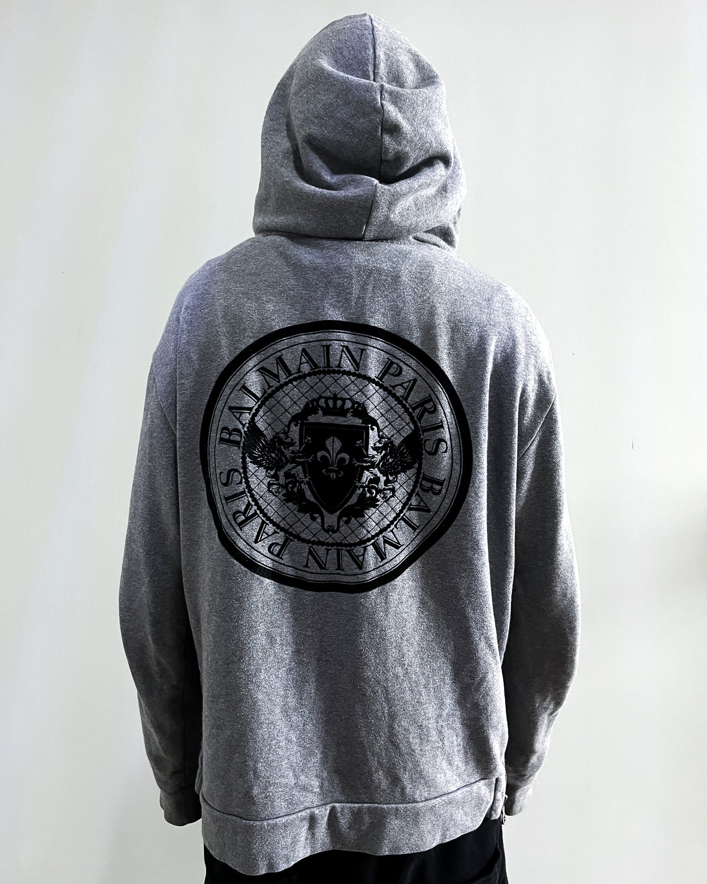 S/S13 GREY COIN ZIP UP