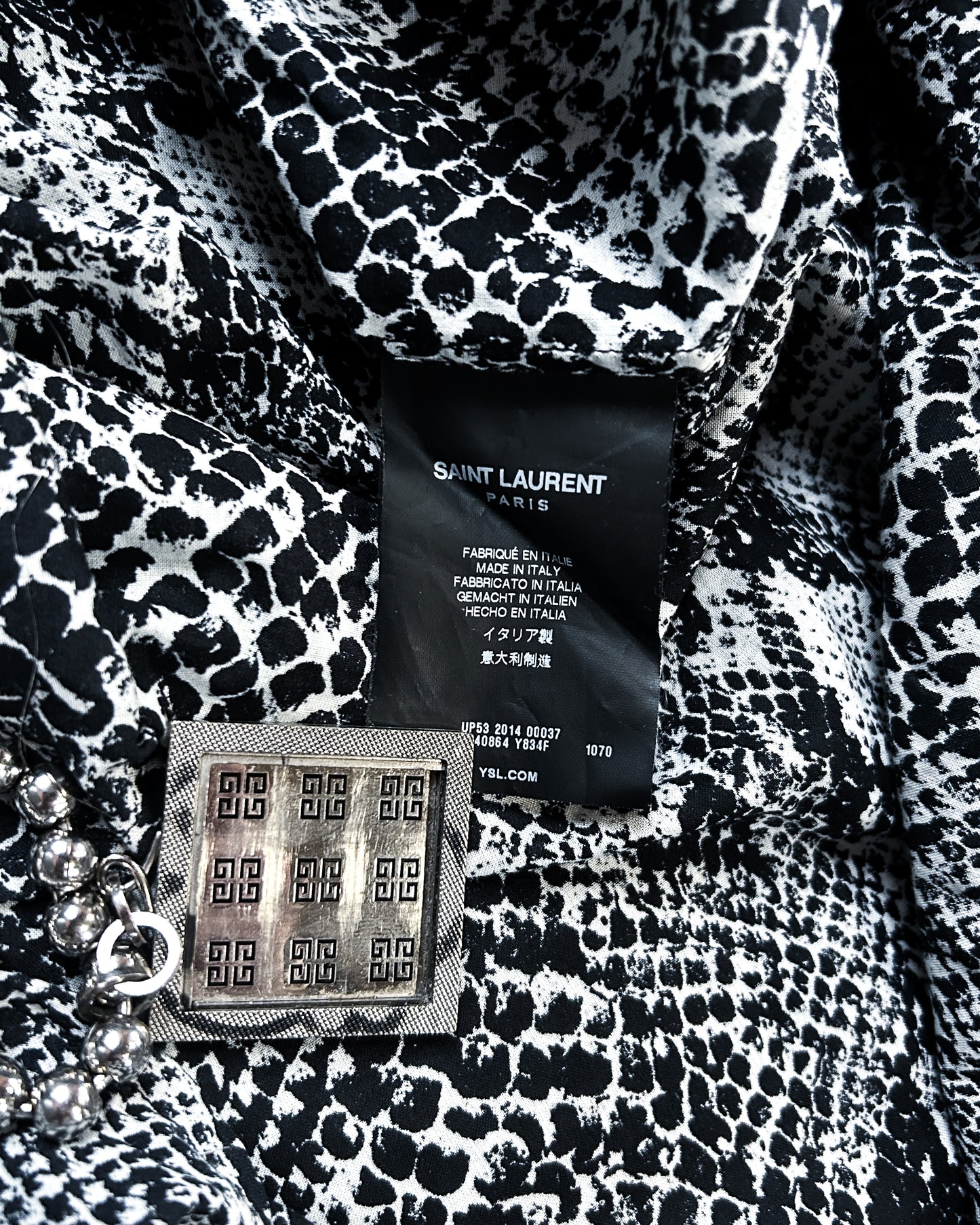 A/W13 HEDI SLIMANE PYTHON SHIRT