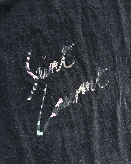 ANIMAL PRINT SCRIPT T-SHIRT