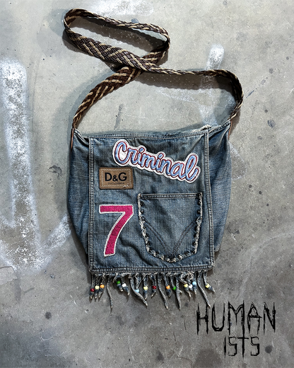 S/S02 ‘CRIMINAL’ DENIM MESSENGER BAG