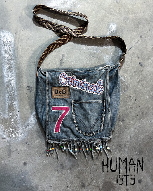 S/S02 ‘CRIMINAL’ DENIM MESSENGER BAG