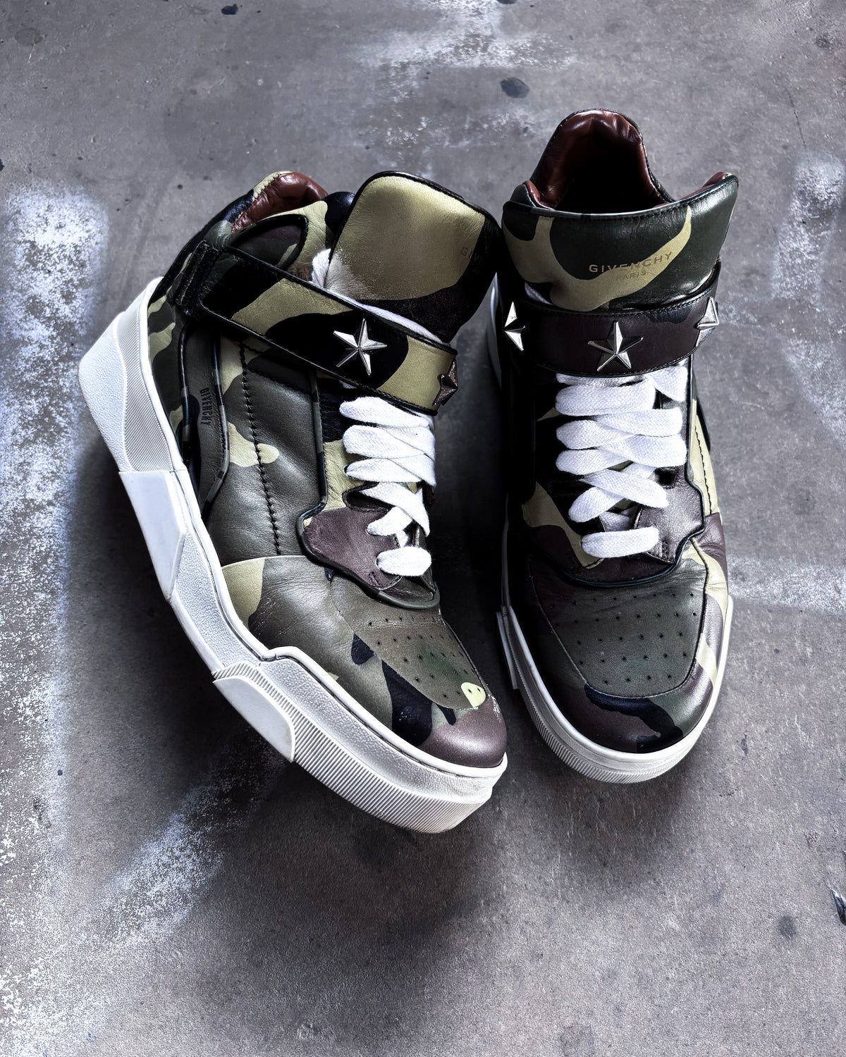 GREEN CAMO TYSON MID TOPS