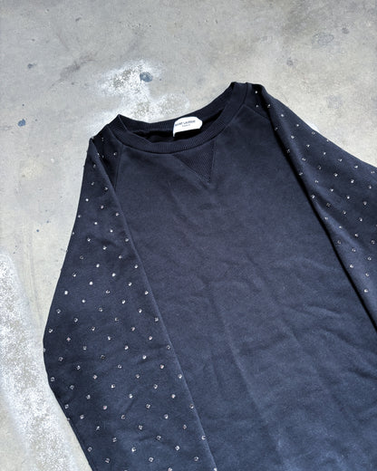 F/W15 RHINESTONE SLEEVE SWEATER
