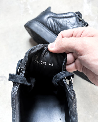 BLACK CALFSKIN ARENA LOW